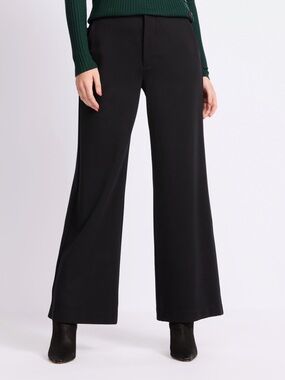 Kut From The Kloth Black High Rise Wide Leg Trousers